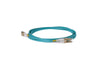 Multimode 10G OM3 50/125 Fiber Patch Cable, Duplex LC to LC, Slim Zipcord Fire Retardant Plenum OFNP Cable Jacket - 5 feet