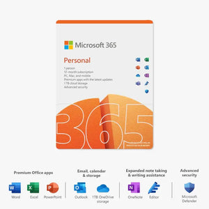 Microsoft 365 - Personal - 1 person - 12 month - Retail Box