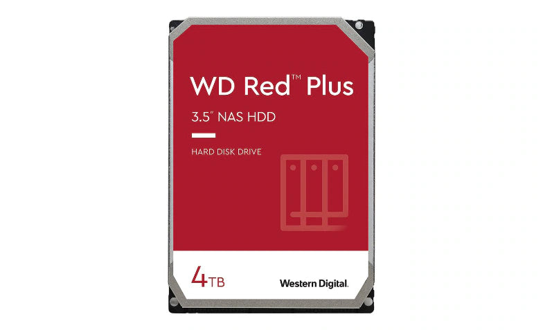 Western Digital 4TB WD Red Plus NAS Internal Hard Drive HDD