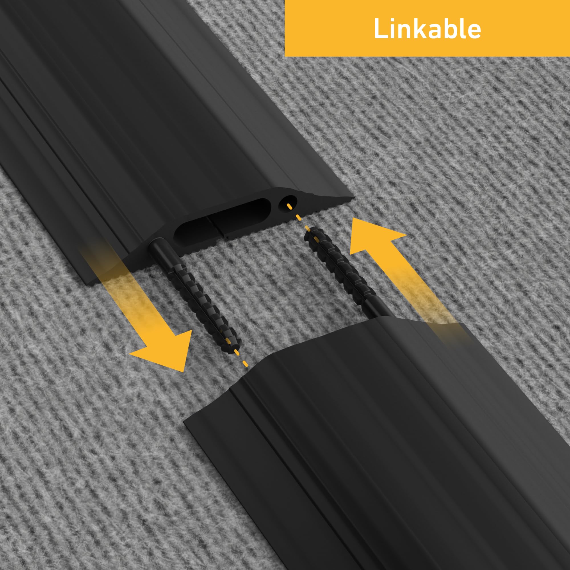 D-Line 6ft Floor Cord Cover
