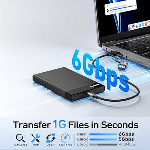 BENFEI 2.5 Inch SATA to USB External Hard Drive Enclosure