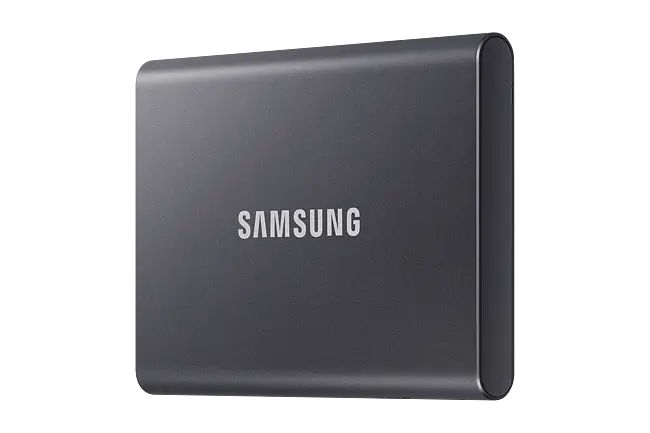SAMSUNG T7 4TB - Portable SSD - Gray