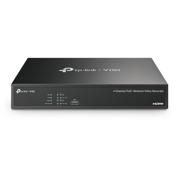 TP-Link VIGI 4MP Full-Color Turret IPC & 4 Channel PoE+ NVR KIT