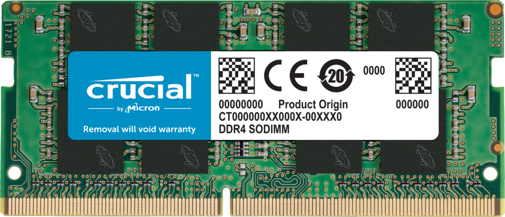 Crucial RAM 16GB DDR4 3200MHz CL22 Laptop Memory - CT16G4SFRA32A