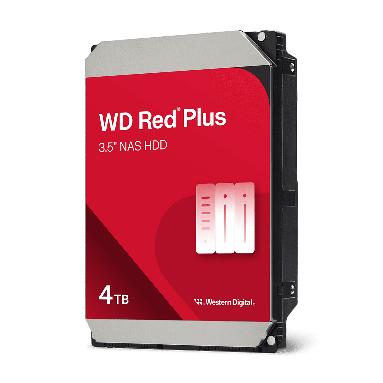 Western Digital 4TB WD Red Plus NAS Internal Hard Drive HDD