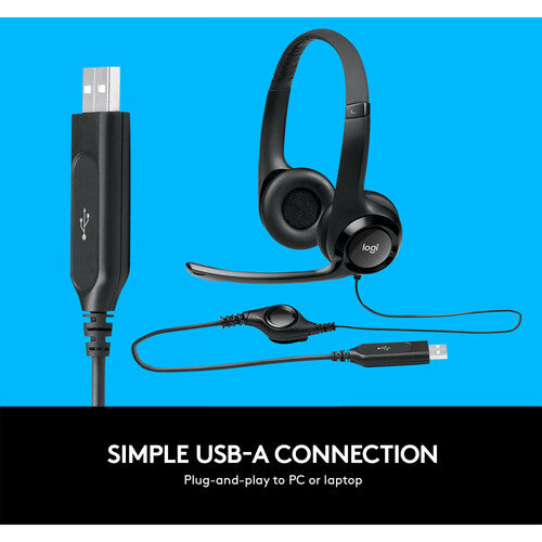 Logitech H390 Clearchat USB Headset & Mic