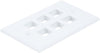 Keystone Face Plate - Six Hole (White)