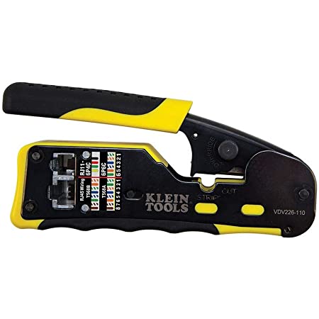 Klein Tools Pass-Thru Modular Wire Crimper