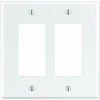 Leviton 2-Decora/Gfci Midway Size Wall Plate, 2 Gang