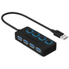 Sabrent 4-Port USB 3.0 Hub with Individual LED Power Switches