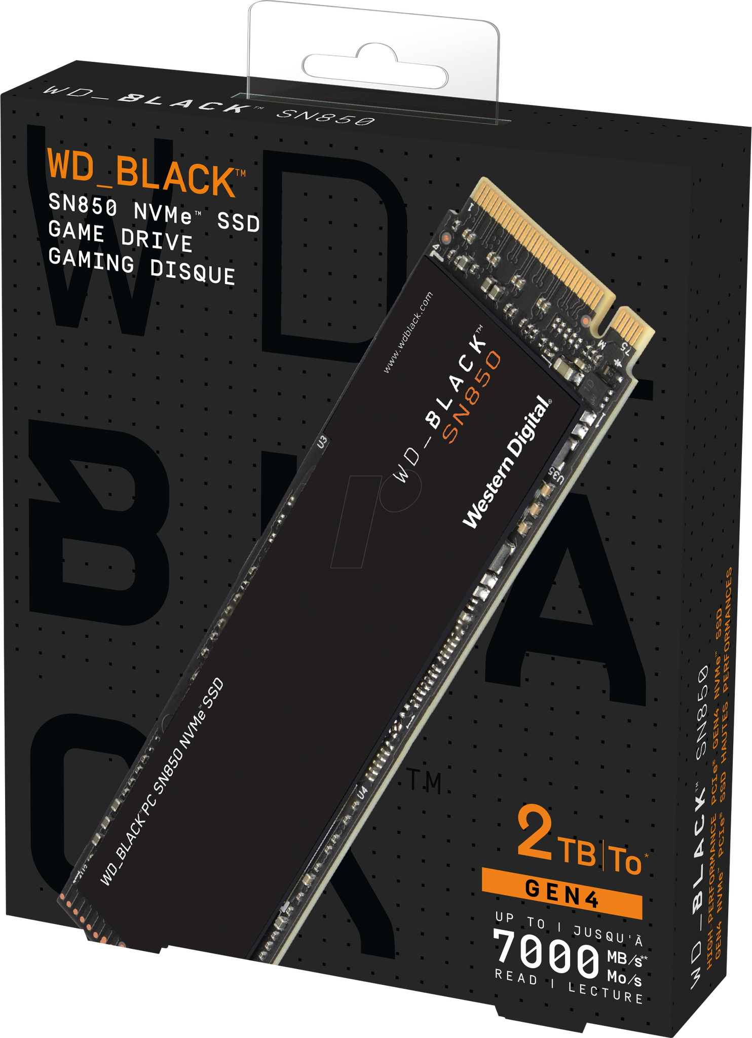 WD BLACK 2TB SN850 NVMe Internal Gaming SSD Solid State Drive