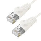 White Patch Cable - Slim - Cat 6a