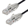 Black Patch Cables - Slim - Cat 6a