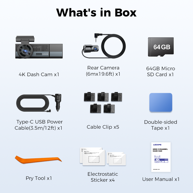 LNDU Dash Cam with Installation
