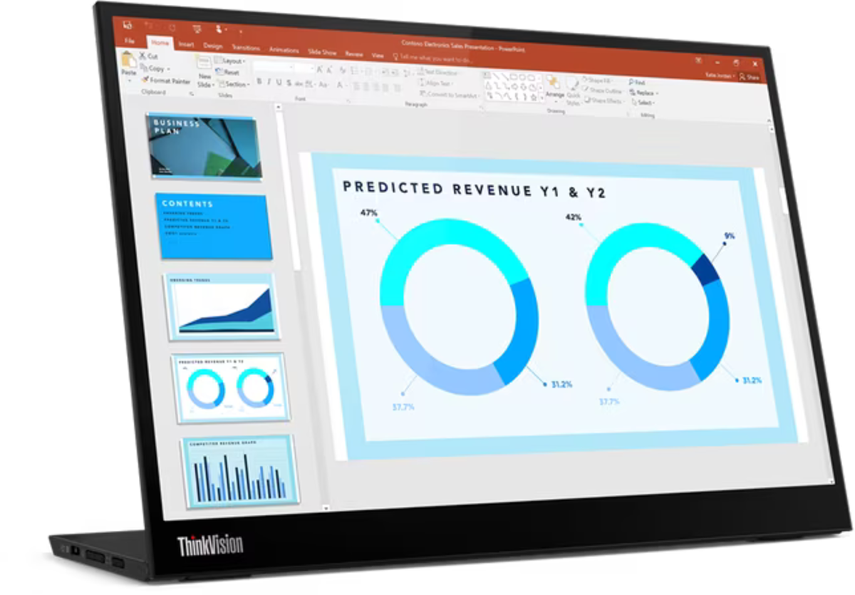 Lenovo ThinkVision M14d - LED Backlight - Portable Monitor