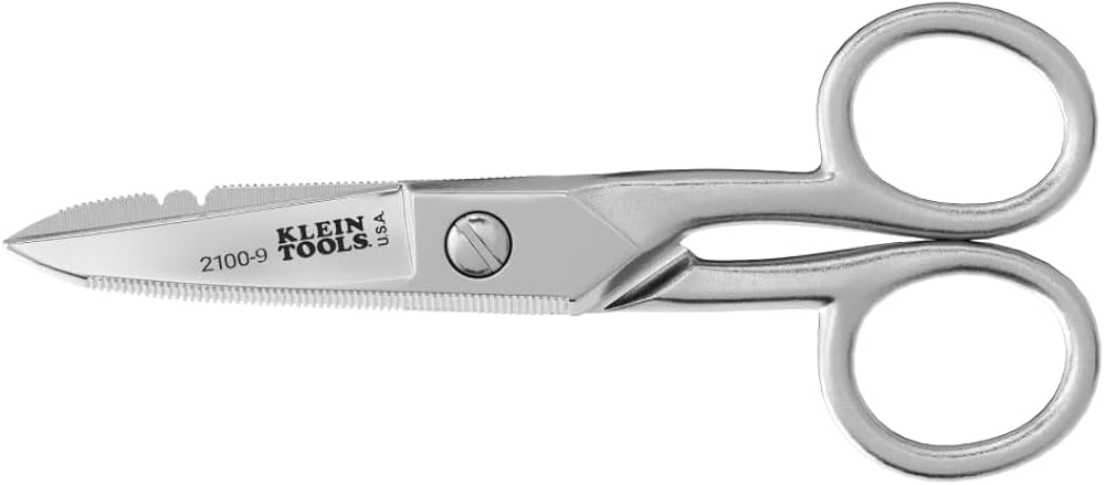Klein Tools 2100-9 Stainless Steel Electrician Scissors
