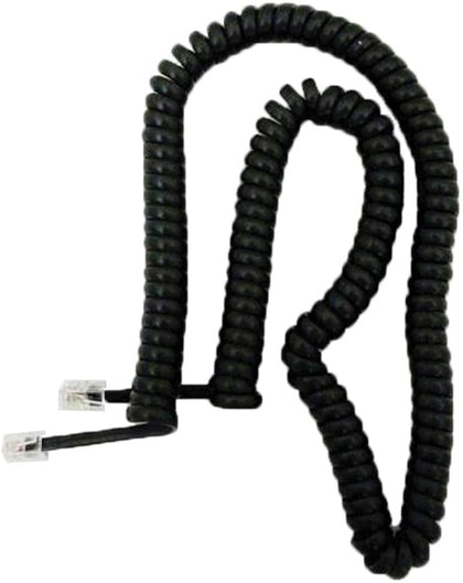 12' BLACK Handset Cord