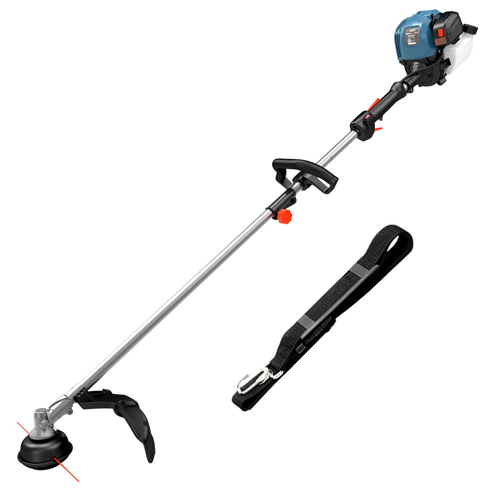 SENIX 4QL 26.5 cc Gas Weed Wacker - 4-Cycle 18" Gas String Trimmer - GTS4QL-L