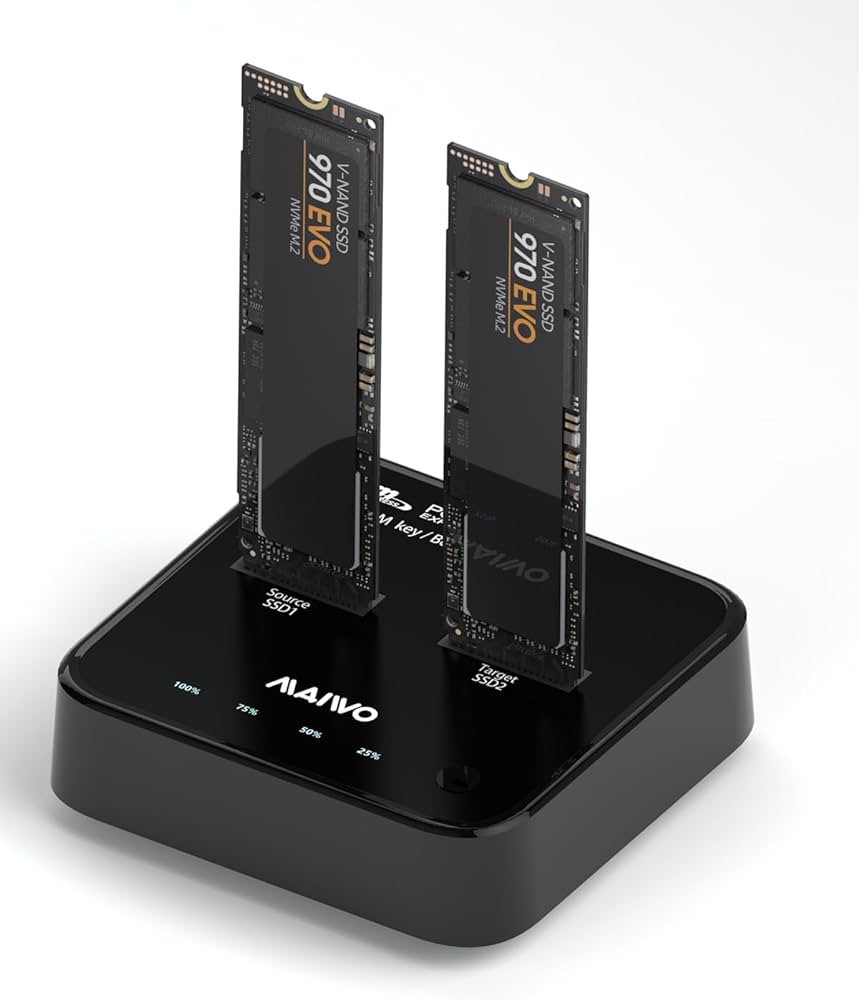 MAIWO M.2 NVMe Duplicator Cloner Docking Station