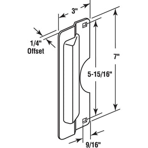 Prime-Line U 9496 Latch Guard Plate Cover
