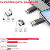 Vansuny 64GB USB C Flash Drive - 2 in 1  USB 3.0 and USB C