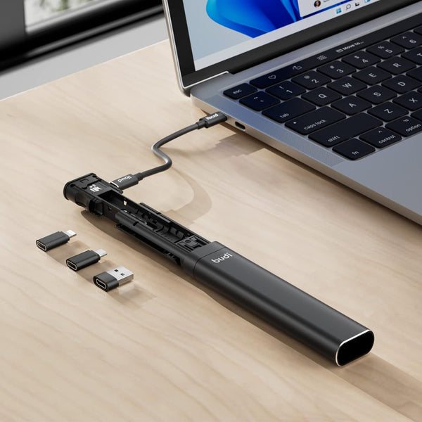BUDI Multifunctional 9 in 1 Data Cable with USB Type-C Card Reader ...