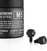 AC Infinity Carbon Steel M5 Rack Screws - 50 piece