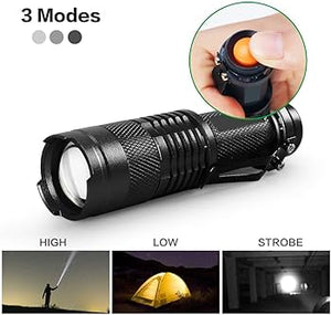 Mini Flashlights for Camping, Hiking, Dog Walking