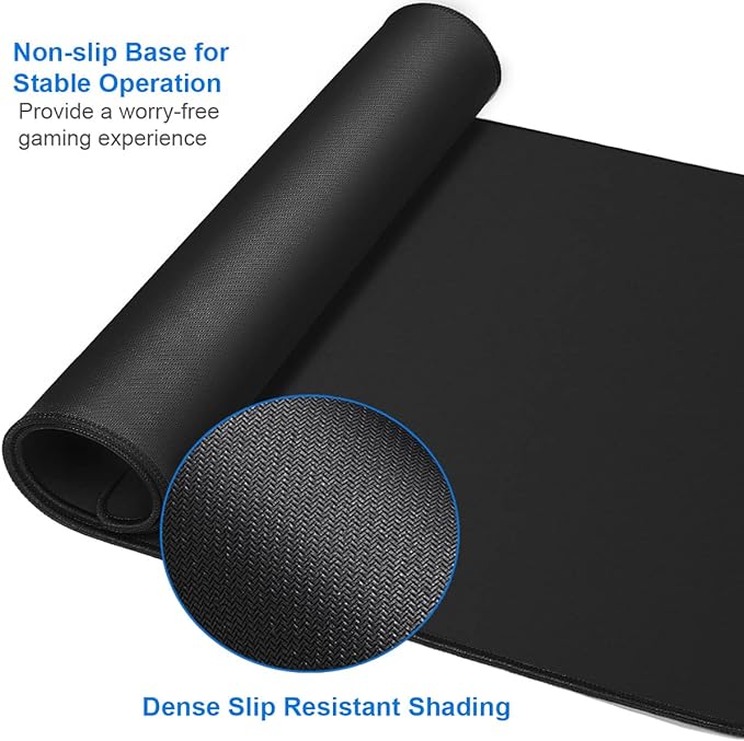 Large Gaming Mouse Pad - Black