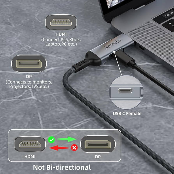 HDMI to DisplayPort Adapter - Uni-directional – MobileTech Ltd.