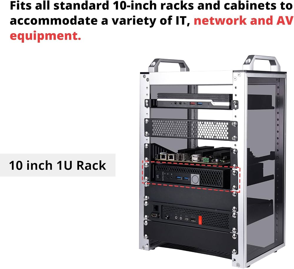 GeeekPi 1U Server Rack Shelf