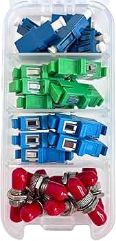 Fiber Optic Coupler Kit - Fiber Optic Connector Kit Includes 26 Fiber Optic Couplers