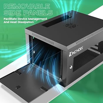 Wall Mount Network Server Cabinet 9U - 19.7in Depth