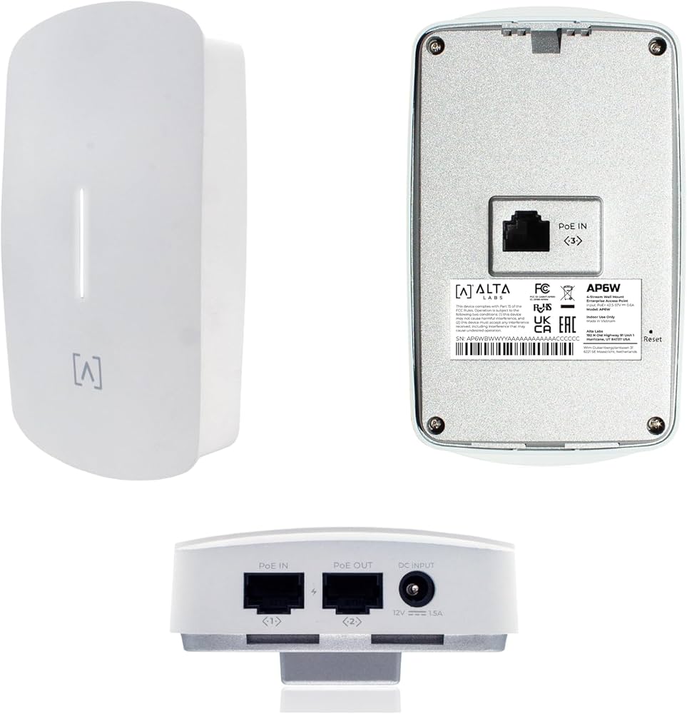 Alta Labs 4-Stream Wall mount Enterprise Access Point - AP6W
