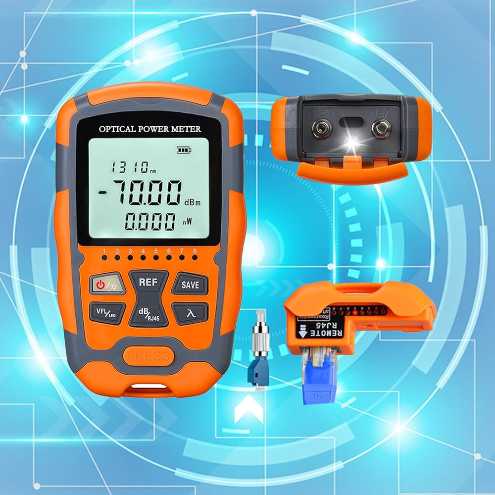 4 in 1 Function Fiber Optic Tester Portable Optical Power Meter