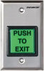 SECO-LARM Enforcer Single Gang Request-to-Exit Plate with 1 Illuminated Green Push button