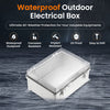 Outdoor WiFi Enclosure, 14.6"x10.6"x5.9" Waterproof Electric Junction Box