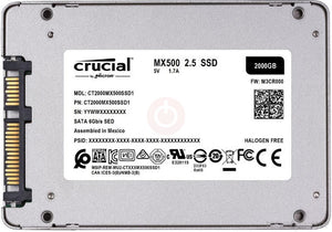 Crucial MX500 2TB 3D NAND SATA 2.5 Inch Internal SSD