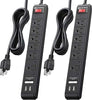 Cable Matters 6-Outlet Surge Protector - 8ft - Sold individually