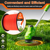 095 Trimmer Line - Weed Eater String - 1,480 ft-5lb-Spool - Orange