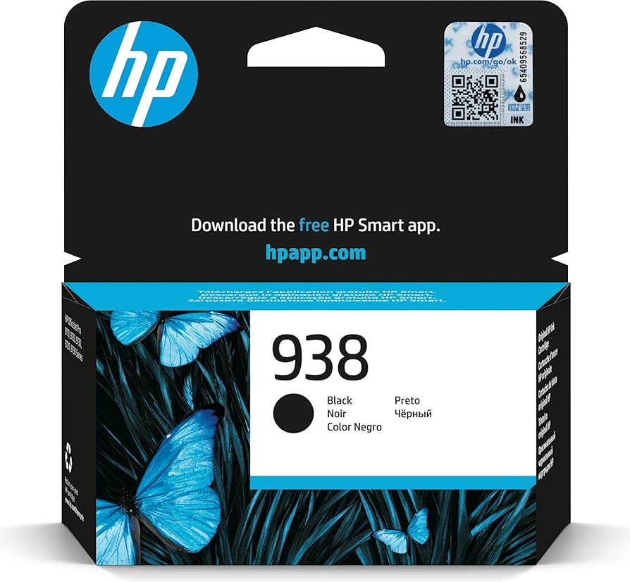 938 HP Black Ink Cartridge