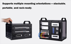 GeeekPi DeskPi RackMate TT Mini Server Cabinet for Mini PC