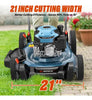 SENIX 21" 144cc 4-Cycle Gas Push Lawn Mower with 2-in-1 Side Discharge & Mulching - LSPG-L6