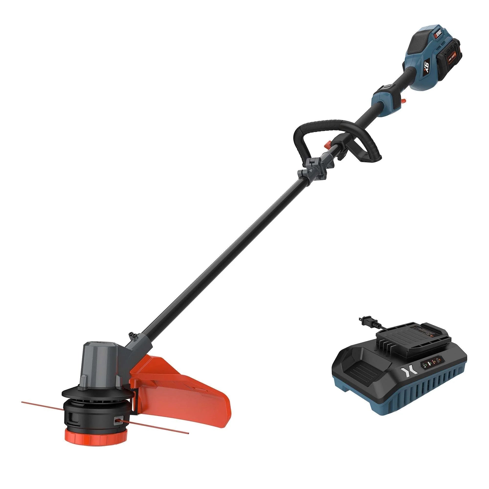 SENIX String Trimmer Cordless 16-Inch Weed Wacker & Edger - GTX6-M