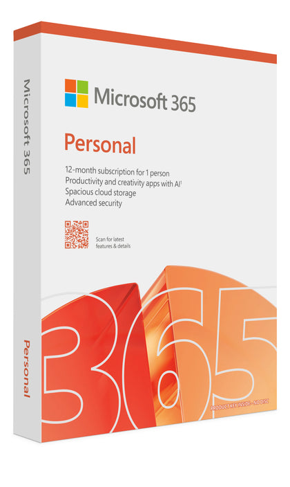Microsoft 365 - Personal - 1 person - 12 month - Retail Box