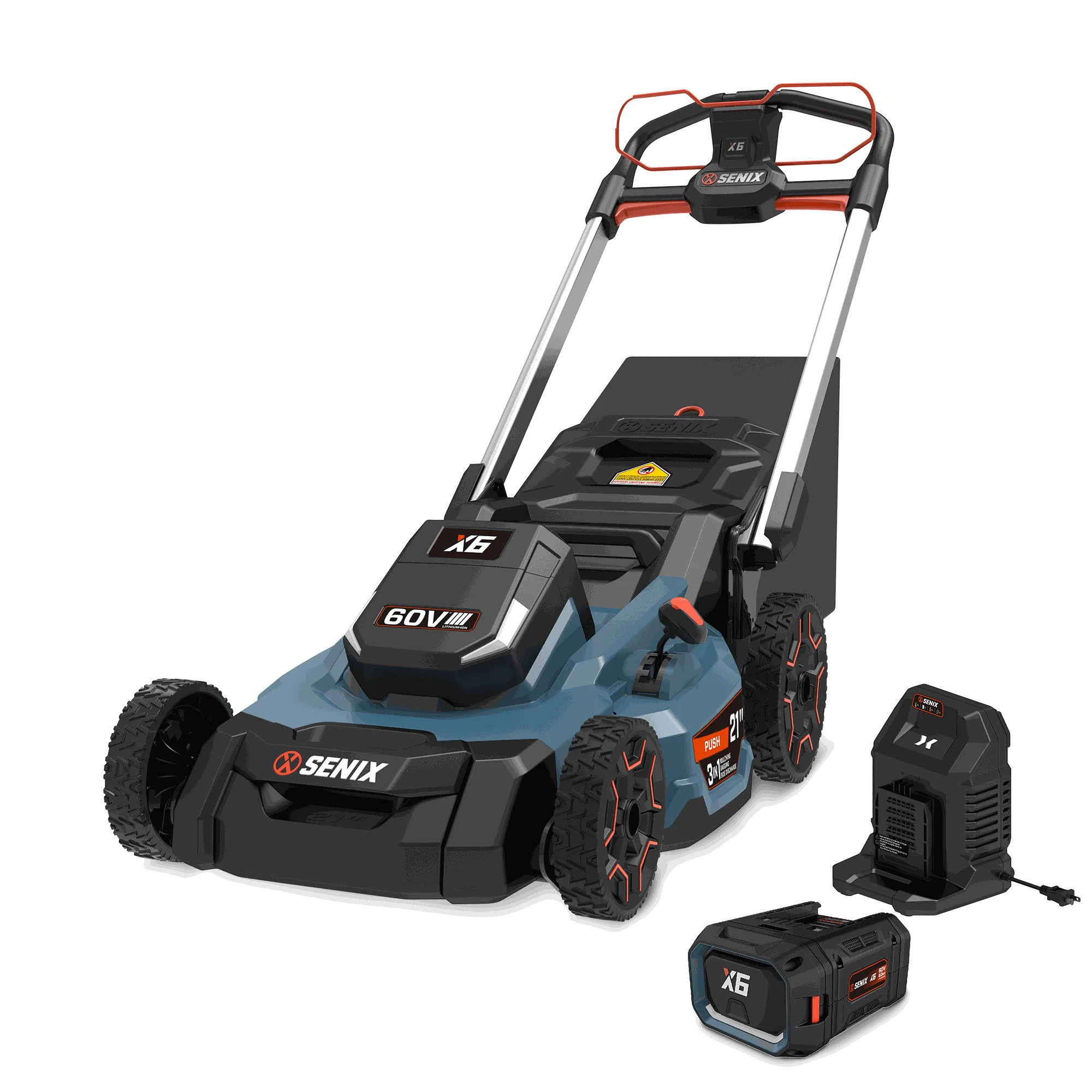 X6 60V Max* 21" Cordless Push Lawn Mower, Brushless (6.0 Ah Battery & Charger Included)