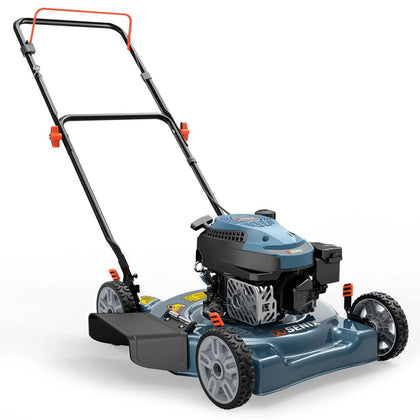 SENIX 20" 144cc 4-Cycle Gas Push Lawn Mower with Side Discharge -  LSPG-L5