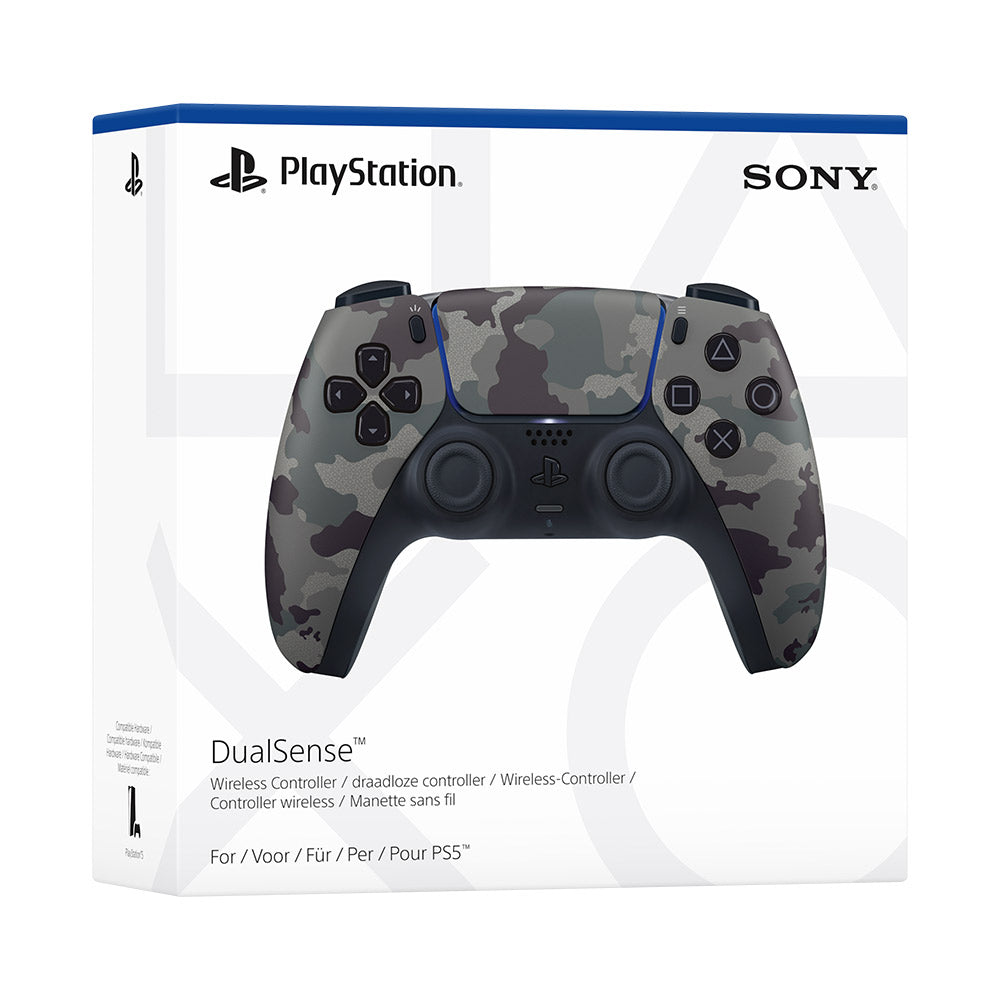 PlayStation DualSense PS5 Wireless Controller – Gray Camouflage