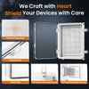 Outdoor WiFi Enclosure, 14.6"x10.6"x5.9" Waterproof Electric Junction Box
