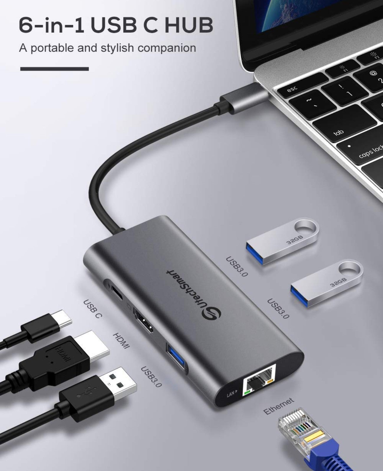 UtechSmart USB C Hub